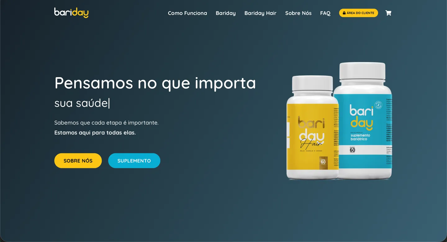 E-commerce e clube de assinatura Bariday desenvolvido pela SmartFlow